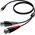 Kabel Procab Jack 3.5mm - XLR x2 1.5m czarny (CLA712/1.5)
