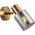 Kinkiet Italux Italux Santia SPL-65342-1-BRO-SG kinkiet lampa ścienna 1x40W E14 dymiony/miedziany