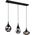 Lampa wisząca DELIGHT Trio Lumina 317000332 lampa wisząca zwis 3x40W E14 czarna