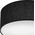 Lampa sufitowa Lamkur Lamkur Vivian 48444 plafon lampa sufitowa koło 1x60W E27 czarny/biały