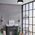 Lampa sufitowa Lamkur Lamkur Vivian 48444 plafon lampa sufitowa koło 1x60W E27 czarny/biały