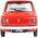 Daffi Pojazd PRL Fiat 126p czerwony