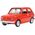 Daffi Pojazd PRL Fiat 126p czerwony