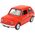 Daffi Pojazd PRL Fiat 126p czerwony