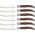 Laguiole Tradition Steak knives Laguiole Dark Wood SET 6 SdV