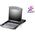 Przełącznik Aten Przełącznik KVM Over-IP ATEN KL1516AiM, 43 cm TFT, VGA, PS/2-USB przez Cat 5, 16-portowy, niemiecki