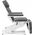 Activeshop Elektryczny fotel kosmetyczny SILLON CLASSIC 3 silniki z kołyską pedi szary