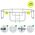 Trampolina ogrodowa Zipro Jump Pro z siatką wewnętrzną 10FT 312cm