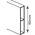 Modeco Łata murarska Expert 2 ozka 200cm (MN-71-122)