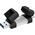 Pendrive Silicon Power Pendrive Silicon Power Mobile C51 64GB USB-A USB 3.2 Typ-C 120 MB/s Srebrny