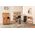 5five Kubek na szczoteczki do zębów BLACKFLORA, ceramiczny