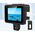 Zestaw Futerał Etui Obudowa Osłona Dekielek Klapka Pasek GoPro HERO 4K 2024 / PU717B