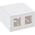 InLine InLine® Surface Mount Box for keystone 2x RJ45, white