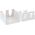InLine InLine® Surface Mount Box for keystone 2x RJ45, white