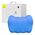 Baseus ComfortRide Series silk car headrest cushion (blue)