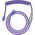 Kabel USB Glorious PC Gaming Race USB-A - USB-C 1.36 m Fioletowy (GLO-CBL-COIL-NEBULA)