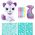 BigBuy Carnival AIRBRUSH PLUSH with airbrush Kitty, 25 cm