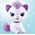 BigBuy Carnival AIRBRUSH PLUSH with airbrush Kitty, 25 cm