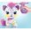 BigBuy Carnival AIRBRUSH PLUSH with airbrush Kitty, 25 cm