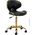 Gabbiano taboret kosmetyczny Q-4599G Złoto Czarny