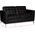 Activeshop Gabbiano sofa do poczekalni BM18019 czarna