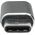 Adapter USB LogiLink USB-C - microUSB Srebrny  (AU0041)