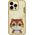 Nimmy case iPhone 15 Pro Max 6.7" khaki Big Eyed Pet 2.0 Cat