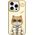 Nimmy iPhone 15 Pro 6.1" case khaki Cool&Cute 2.0 Cat