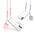 Case IPHONE 16 Tech-Protect Flexair Chain MagSafe Grey & Pink transparent 5906302380206