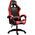 Krzesło biurowe ExtraLink EXTRALINK GAMING FOTEL GAMINGOWY BIUROWY OBROTOWY KUBEŁKOWY CZARNO-CZERWONY G-522