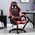 Krzesło biurowe ExtraLink EXTRALINK GAMING FOTEL GAMINGOWY BIUROWY OBROTOWY KUBEŁKOWY CZARNO-CZERWONY G-522