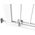 Noma Noma Bramka zabezpieczająca Easy Pressure Fit, 75-82 cm, metal, biała