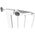 Noma Noma Bramka zabezpieczająca Easy Pressure Fit, 75-82 cm, metal, biała