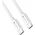 Kabel USB ForCell FORCELL F-ENERGY C339 kabel Typ C do Typ C PD QC4.0 5A 100W 1 m biały