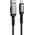 Kabel USB ForCell FORCELL F-ENERGY C257 kabel USB A do Lightning 2,4A 12W Cafule 1,2 m czarny