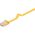 Goobay Kabel krosowy płaski patchcord U/UTP kat.6 żółty 1m (96402)