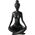 Boltze Figurka dekoracyjna Joga, kobieta, 10 cm