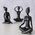 Boltze Figurka dekoracyjna Joga, kobieta, 10 cm