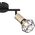 Lampa sufitowa Globo Sufitowa lampa Xara 54802S-2AB z regulacją czarna mosiądz