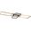 Lampa sufitowa Trio Ściemnialna lampa sufitowa Irvine 620010408 LED 60W złota