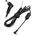 Kabel zasilający Rebel Wtyk kątowy 2,5/0,6 (19V/2,1A) sieciowy z kablem do montażu REBEL