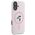 Karl Lagerfeld case for iPhone 16 6,1&quot; KLHMP16SSCMKCRHP pink hardcase Silicone KC Heads Ring MagSafe 3666339318765