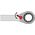 AWTools Klucz płasko-oczkowy z grzechotką 19mm (AW40535)