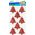 Craft with Fun OZDOBA BN KRYSZTALKI CHOINK SPRZYL 8SZT CF12/144