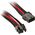 SilverStone PCIe 8-pin - PCIe 8-pin, 0.25m, Czerwony (SST-PP07-PCIBR)