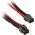SilverStone PCIe 6-pin - PCIe 6-pin, 0.25m, Czarno-czerwony (SST-PP07-IDE6BR)