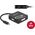 Adapter AV Delock Delock - High Speed - Videoadapter - Single Link - USB-C mannlich zu DB-15, DVI-I, HDMI, DisplayPort weiblich - 10 cm - Schwarz - 4K60Hz (3840 x 2160) Support (DP), 1080p-Unterstutzung, 60 Hz (VGA), 1.200 Pixel Support 60 Hz (DVI)