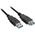 Kabel USB Sharkoon USB-A - USB-A 2 m Czarny (4044951015689)
