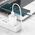 Kabel USB Hoco HOCO kabel USB A do Typ C 3A X88 1 m biały