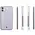 Bizon Case Clear Pack case + 2x screen glass + lens glass Apple iPhone 11 clear